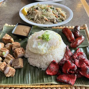 Lechon Kawali, Longsilog, Pancit, Lo Mein,