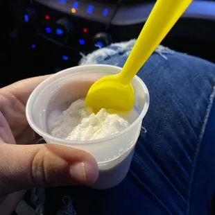 Horchata ice