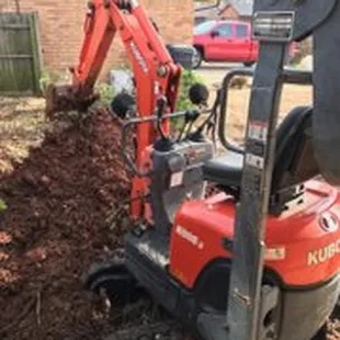 Waterline repair in front yard