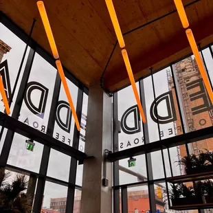 the outside of the building