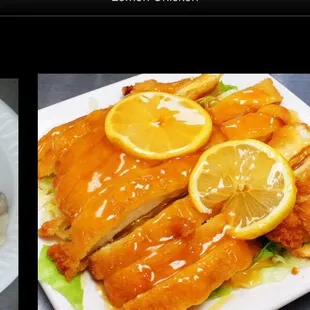 This is the web site version of lemon chicken. What I got was breaded nuggets.