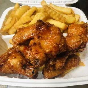 Honey Buffalo wings