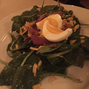 Warm Spinach Salad