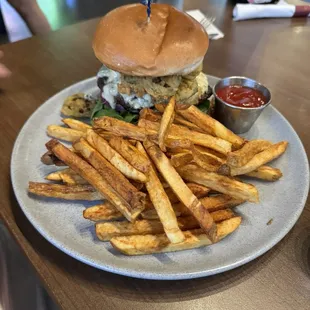 Jalapeno Black and Blue Burger