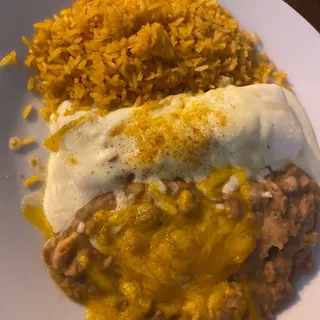 Sour Cream Chicken Enchiladas
