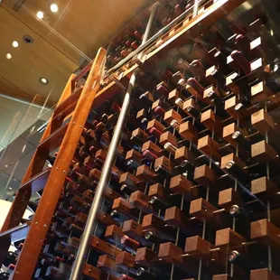Step into Eddie&apos;s Cellar and experience a collection of more than 300 bottles.