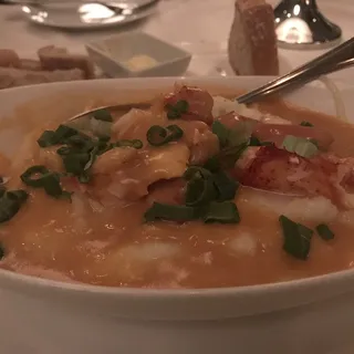 Butter Poached Lobster Mashed Potatoes