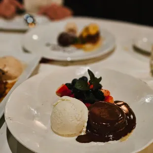 Warm Belgian Chocolate Cake