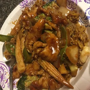It was enough food for two.