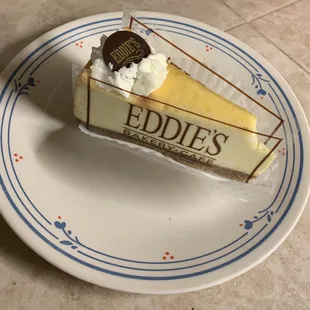 No strawberry pizzas today, so cheesecake it is!