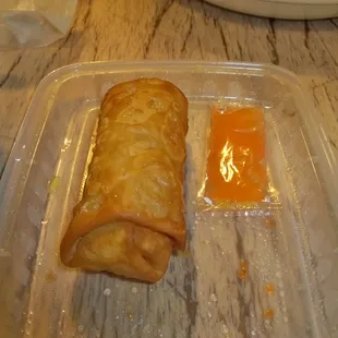 Egg Roll that came w/ Dinner special.  Nice size, good flavor too!