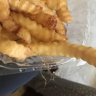 Bleh I do NOT like hair with my food!!! Looks like fur smh now I&apos;m hangry