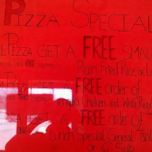 New Pizza Special
