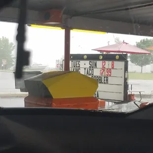 Eddie's Drive In (View from Car)