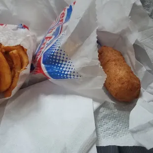 Seasoned Curly Fries &amp; Mozzarella Sticks