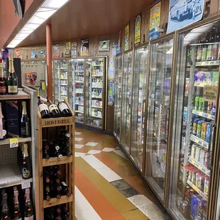 the inside of a store