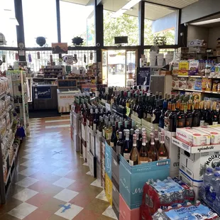 the inside of a store