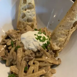 Prime Rib Beef Stroganoff