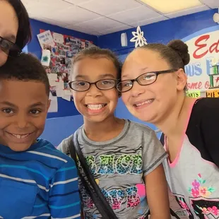 My children , my daughters BFF and I
