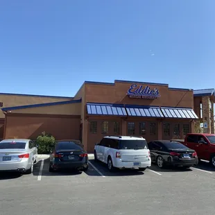 Outside of the restaurant