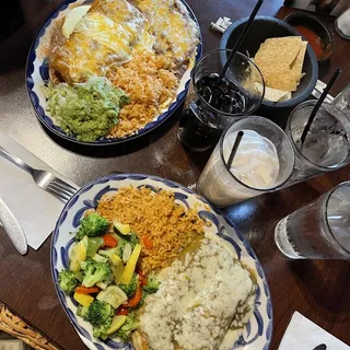 Verde Shrimp Enchilada