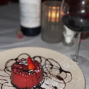 Red velvet cheesecake