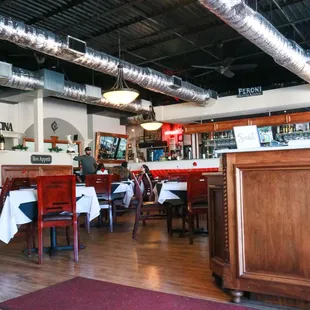 Entrance of restaurant