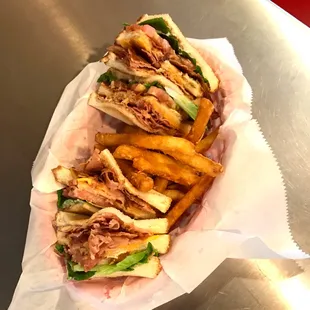 Eddie's Club Sandwich!