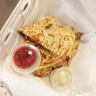 Delicious quesadillas made from scratch!