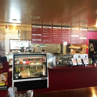 sushi and sashimi, interior