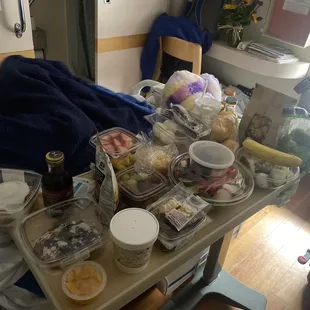 Not joking when I said I bought a lot. And that's only what was for her stay.