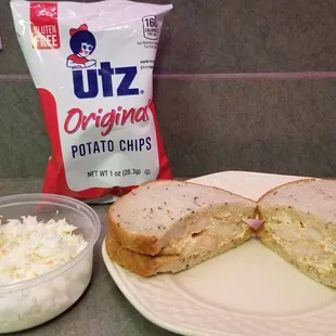 Shrimp Salad Sandwich Special