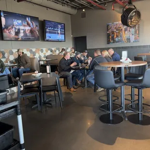 More seating on the second floor