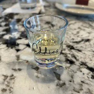 Taster of wine before I had a glass of wine