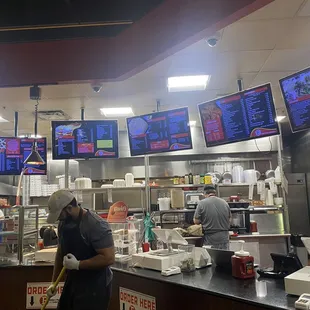 Resturaunt inside the Walmart