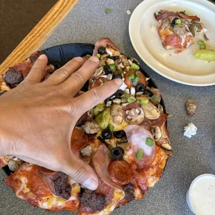 Medium pizza