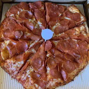 Triple pepp. Box was real greasy though.