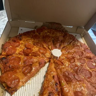 Pepperoni pizza