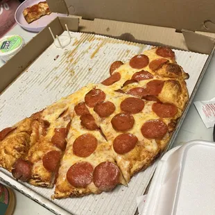 pizza, food