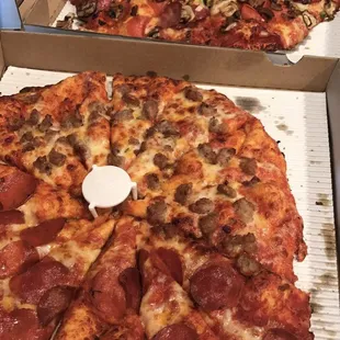 pizza, food