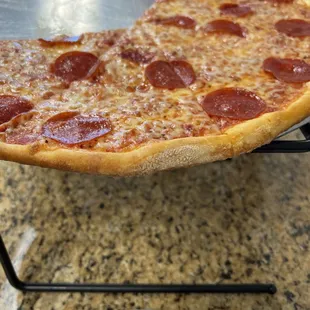 Cheese and pepperoni.