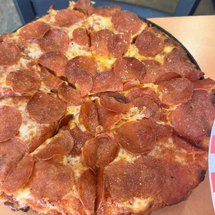Medium double pepperoni