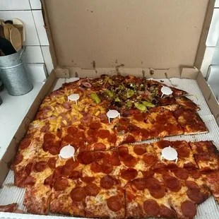 Pepperoni, Hawaiian  and combination