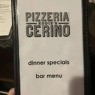 menu front
