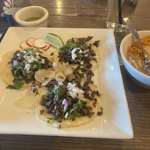 Steak tacos