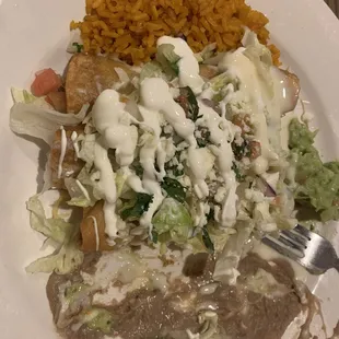 #21 D. Flautas Mexicanas