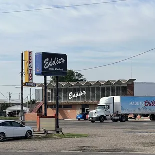 The view from outside, may look like an old strip club, but the food is awesome.