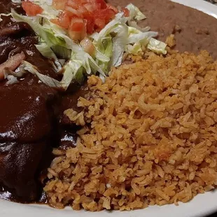 Thursday lunch special..chicken mole.