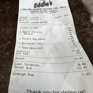 4 tacos and 1 drink only $12!