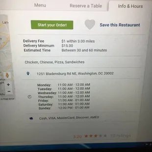 On the site it states that the delivery is $15 min. When I called for delivery they said the min was $25 bc I&apos;m too far away.